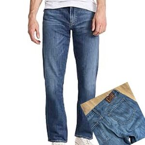 Citizens of Humanity Men’s Perfect Straight Fit Jeans in Deep Blue 33 x 33 Y2K